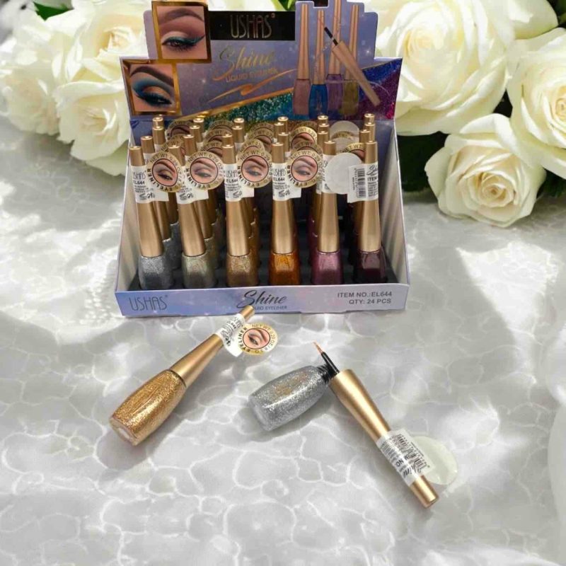 Ushas Shine – Eyeliner Lichid cu Sclipici , cod 644