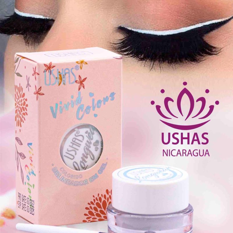 Tus gel alb/delineator Ushas – Vivid Colors – cod produs: UC034