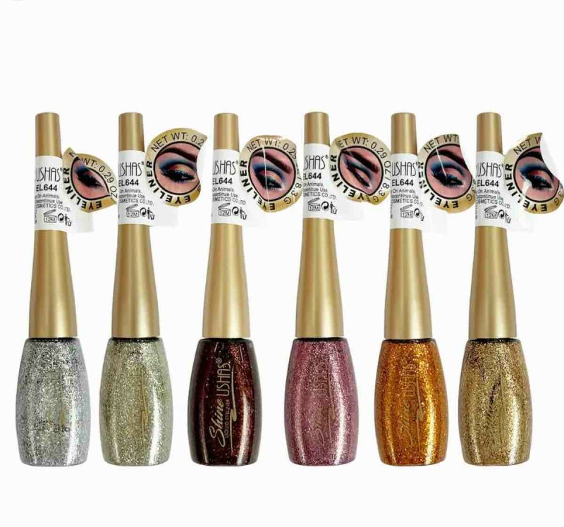 Ushas Shine – Eyeliner Lichid cu Sclipici , cod 644 - imagine 5
