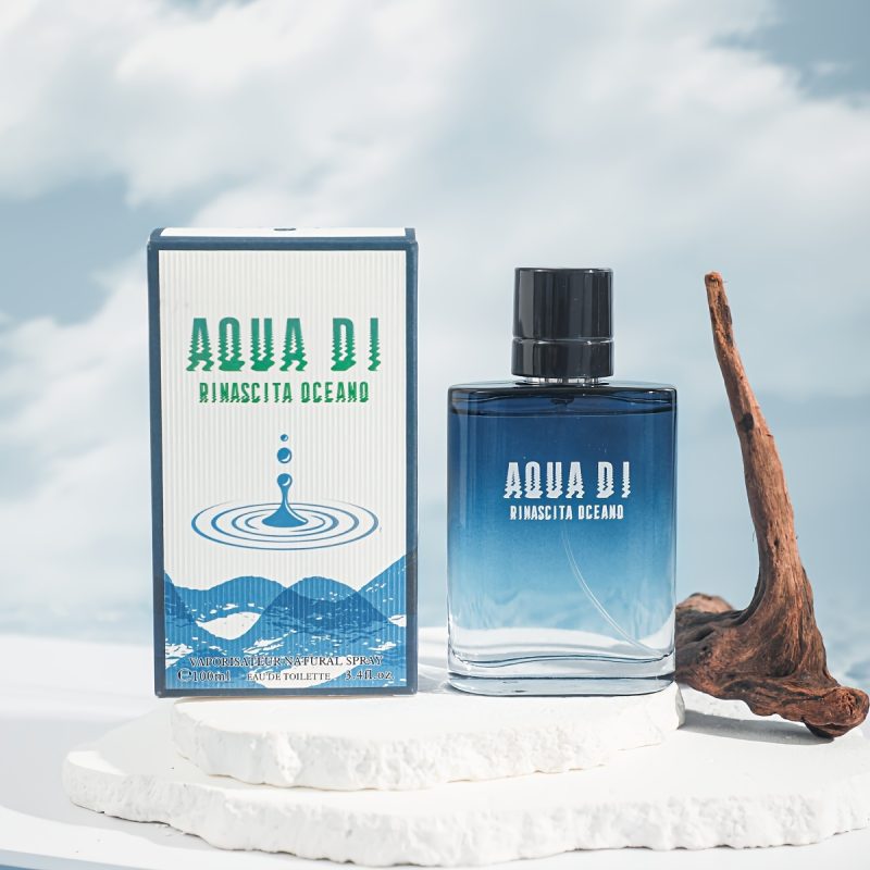 Apa de Toaletă Aqua – 100ml – Prospețimea Oceanului și Renașterea Spiritului Masculin