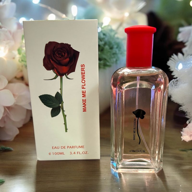 Apă de Parfum Make Me Flowers – 100ml – Eleganță Florală și Împrospătare Romantică