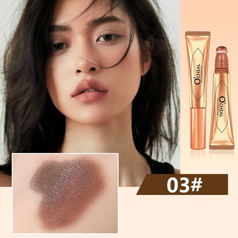 💎 Blush & Contur & Iluminator lichid O’CHEAL cu burețel aplicator – multifuncțional & profesional - imagine 8