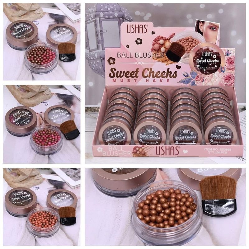 Blush/fard de obraz tip perle Ushas Sweet Cheeks Ball Blusher – cod produs ES3965
