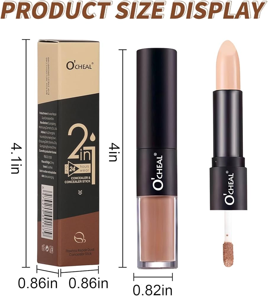 Corector 2 în 1 Double Head – O'CHEAL | Cod produs: 1748 - imagine 4