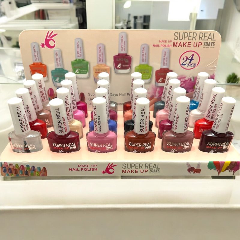 Lac de unghii clasic – Super Real Make Up 7 Days – diverse culorI 24/SET
