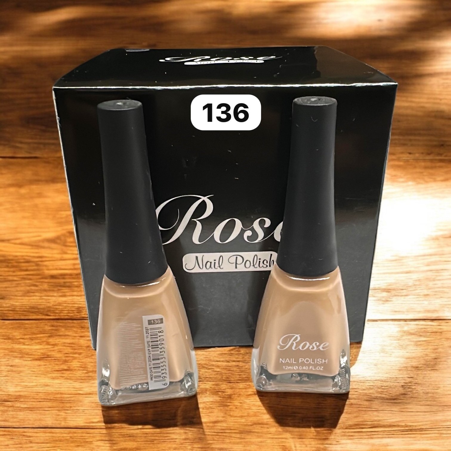 Ojă clasică – Rose Nail Polish, nuanța 136