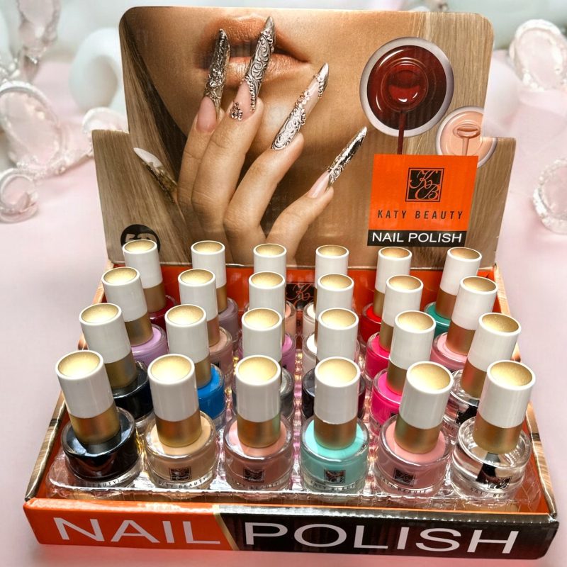 Lac de unghii clasic – Katy Beauty Nail Polish 24/set diverse culori