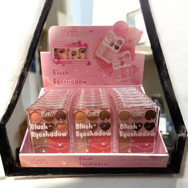 Paletă Blush & Fard de pleoape Ushas – Blush Eyeshadow 6 +2 culori