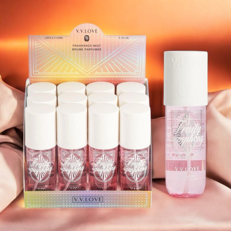 Apă de corp parfumată V.V. LOVE – Fruity Symphony – 250 ml – body mist cu aromă fructată intensă și feminină - imagine 2
