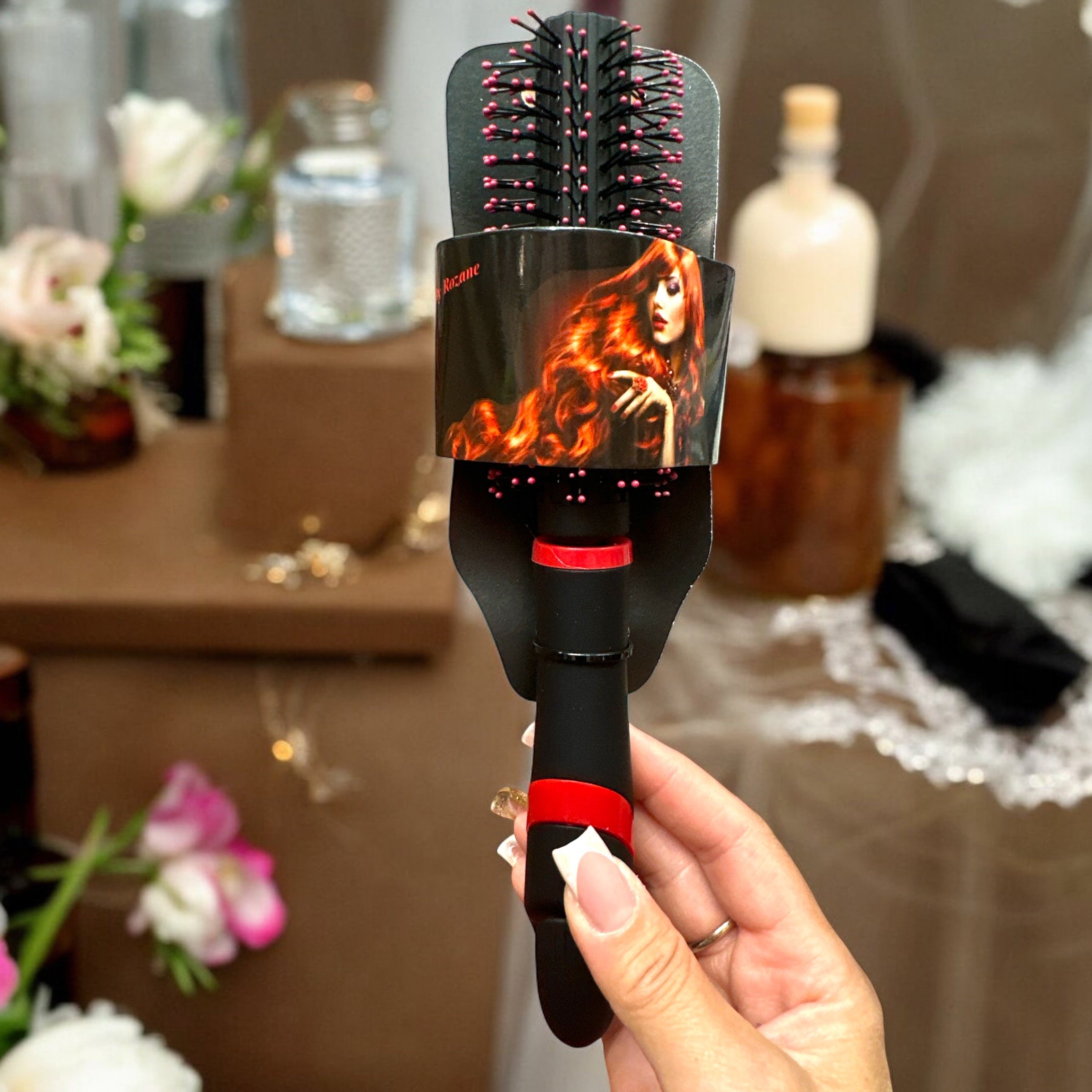 Perie profesională rotundă By Rozane – coafat cu volum și finisaj neted - imagine 2