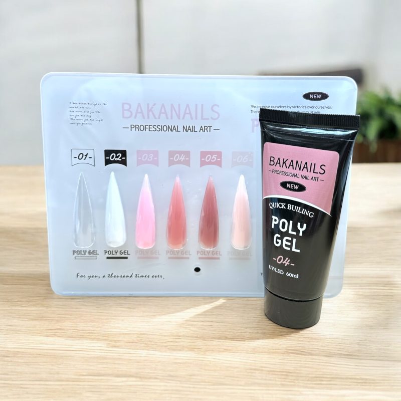 Polygel BAKANAILS – Profesionist în construcția unghiilor! Nuanță: -04- (Roz nude cald)