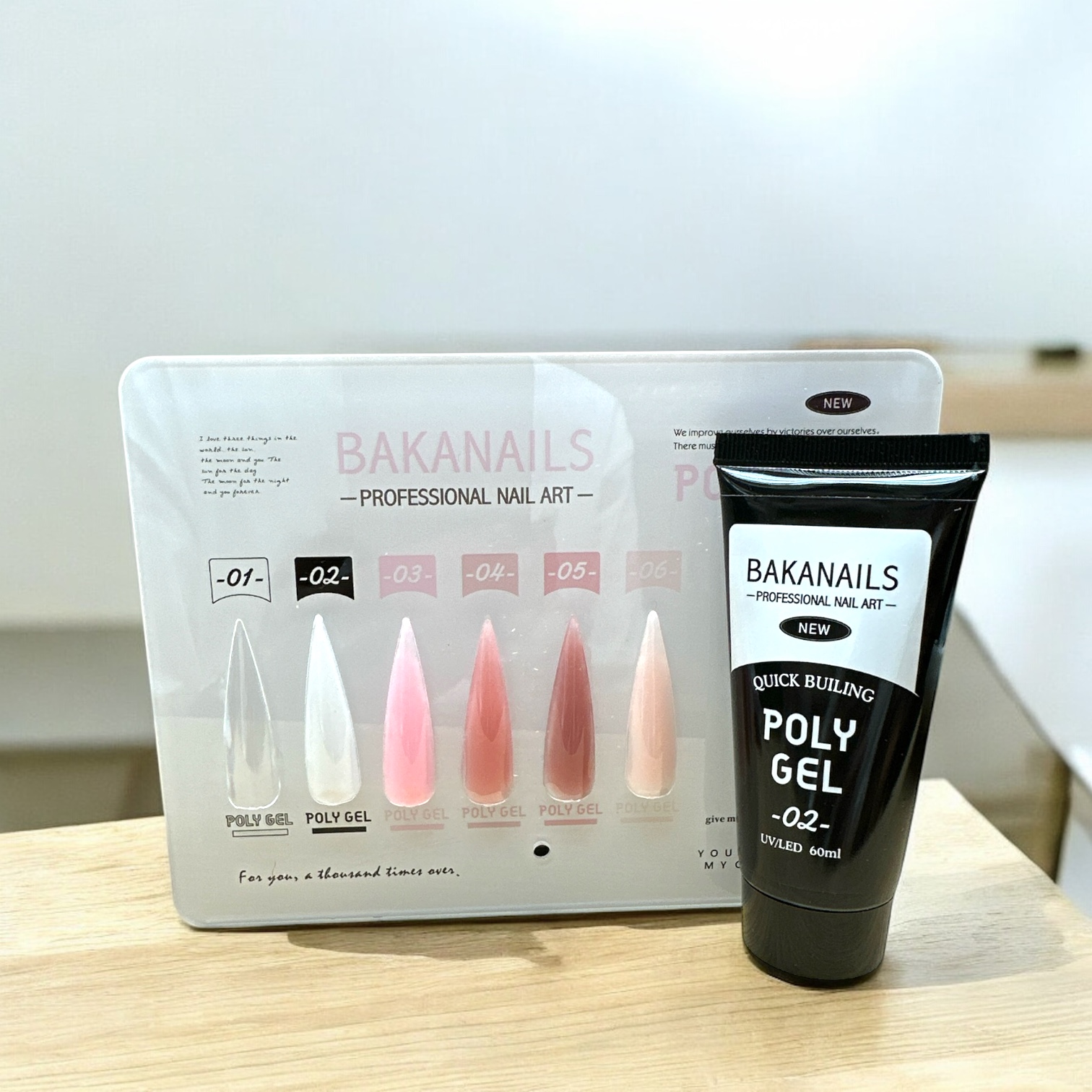 Polygel BAKANAILS engros – Profesionist în construcția unghiilor!Alb lăptos 02