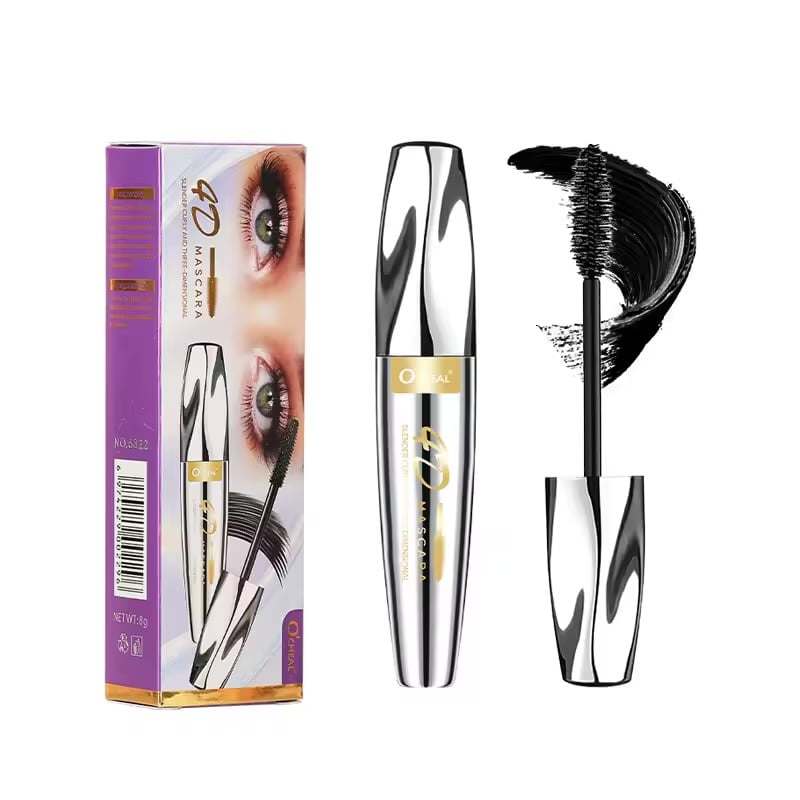 Rimel negru Ocheal 4D cod 6822 volum si alungire cu efect de gene curbate