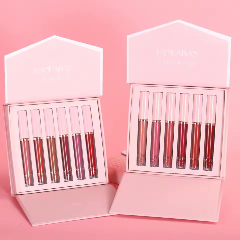 Handaiyan – Set Rujuri Lichide 6 bucăți – Ambalaj tip plic 1081 A - imagine 10