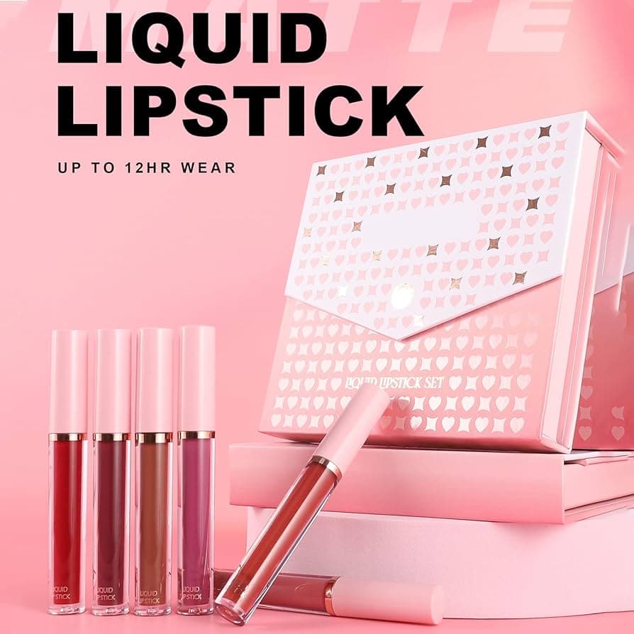 Handaiyan – Set Rujuri Lichide 6 bucăți – Ambalaj tip plic 1081 A