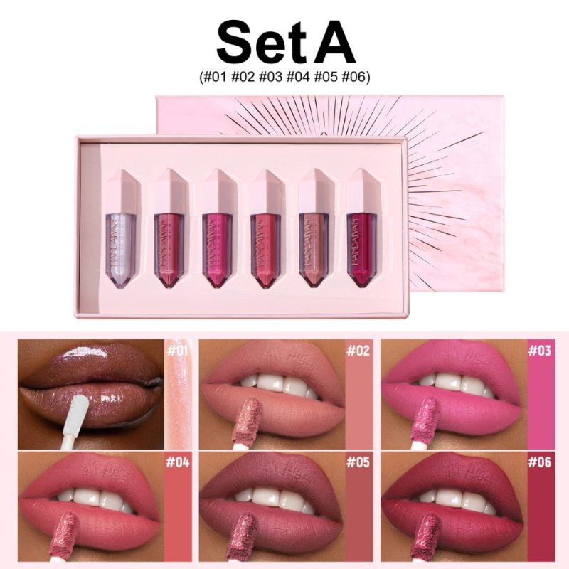 Handaiyan – Set Rujuri Lichide 6 bucăți – Set A 1089