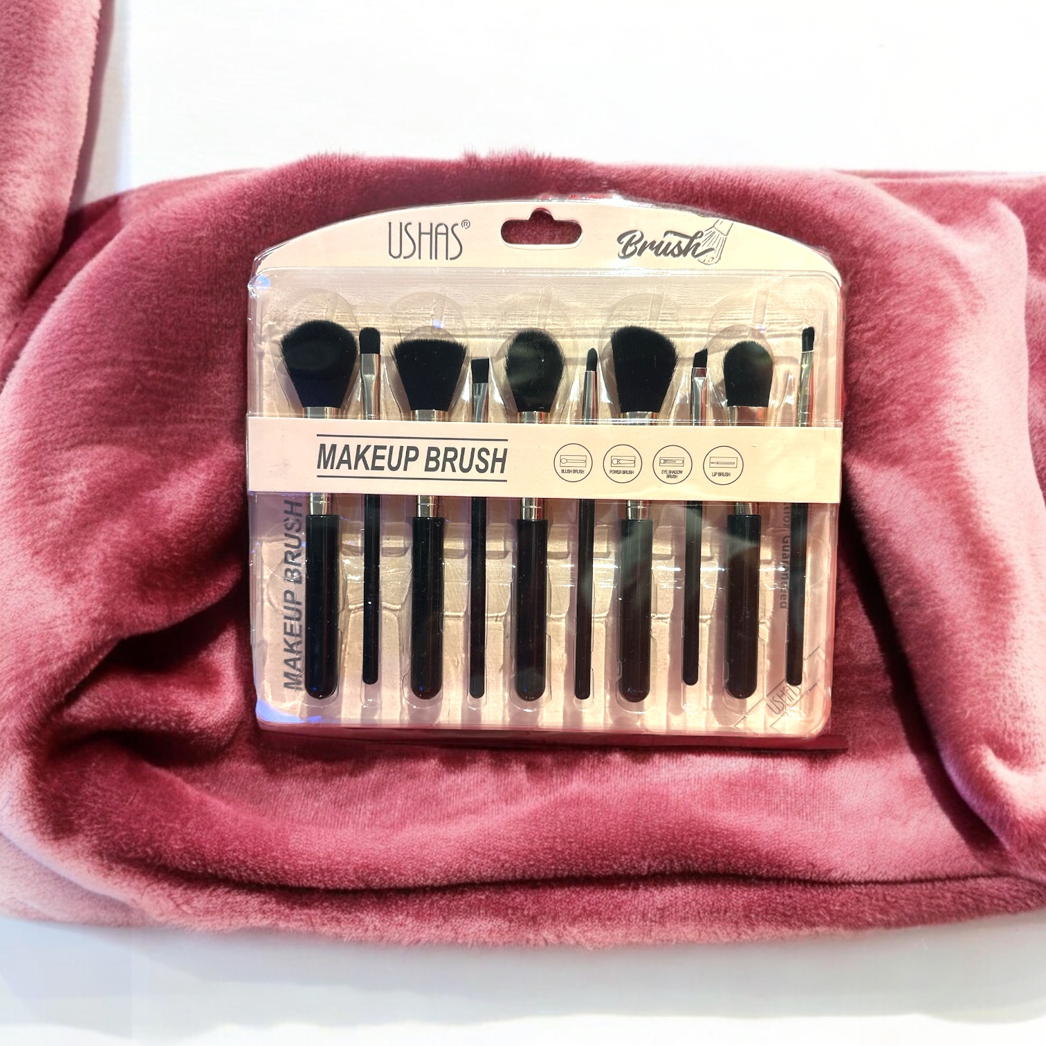 Set pensule fard 10 bucati Ushas