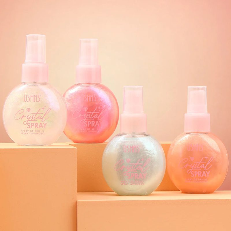 ✨ Spray Iluminator Crystal Spray USHAS – 12 bucăți/set USHAS 103B - imagine 4