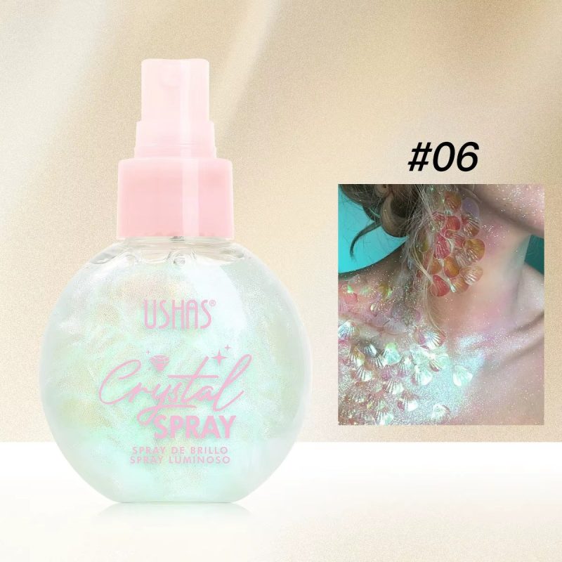 ✨ Spray Iluminator Crystal Spray USHAS – 12 bucăți/set USHAS 103B - imagine 8