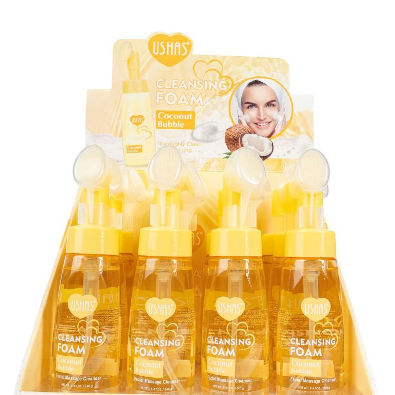 Spumă Demachiantă USHAS cocos- Coconut Bubble cu Masaj Facial Integrat | Cod Produs: USH-HA217