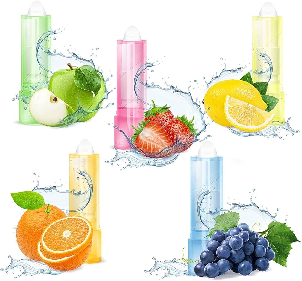 Strugurel hidratant cu arome de fructe – Ambalaj colorat, hidratare delicioasă | Set de 25 bucăți en-gros