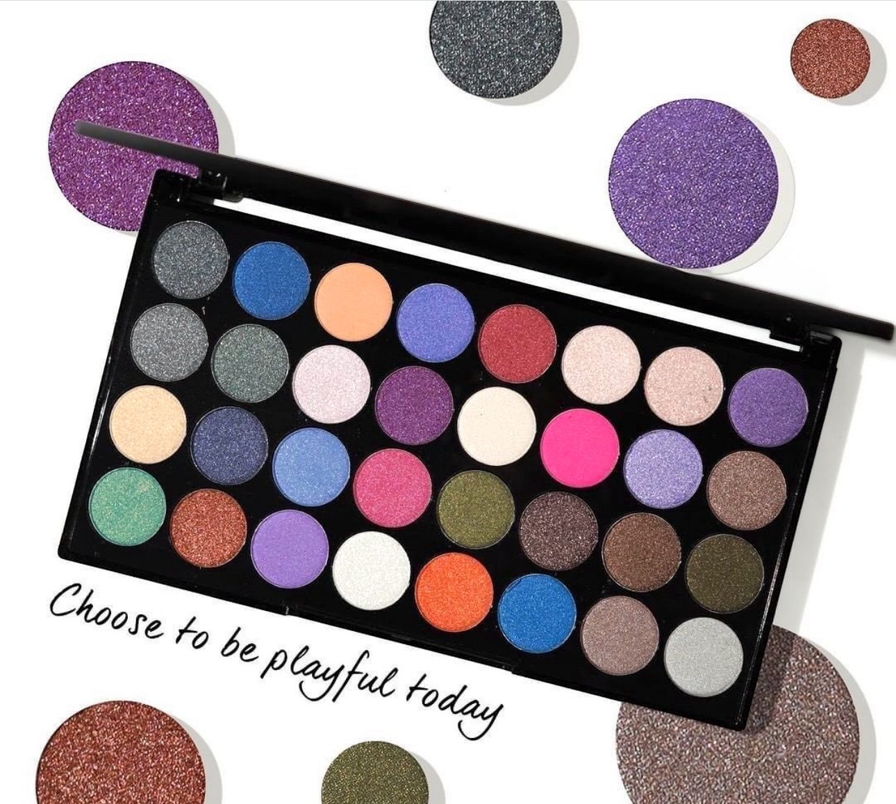 Paletă farduri ochi 32 culori C62 – Carla Secret Professional Make-Up - imagine 2