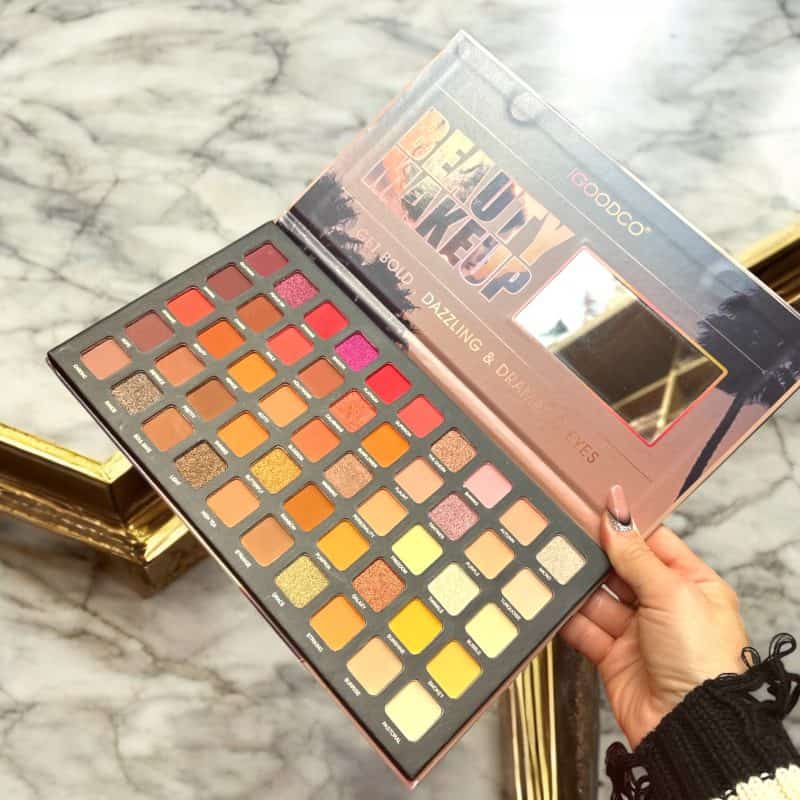 Paletă farduri de ochi IGOODCO – The Beauty Nude Eyeshadow Palette – 50 culori – Cod 3092