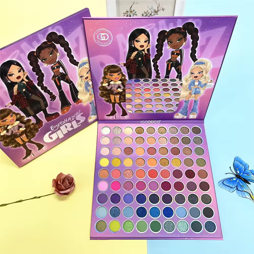 Paletă farduri ochi IGOODCO cod 3683 – 81 culori vibrante și versatile pentru machiaj complet