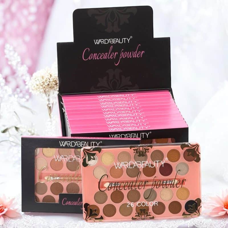 Paletă concealer pudră WARDA BEAUTY – 26 culori – Cod WB26 – Corecție, contur & iluminare