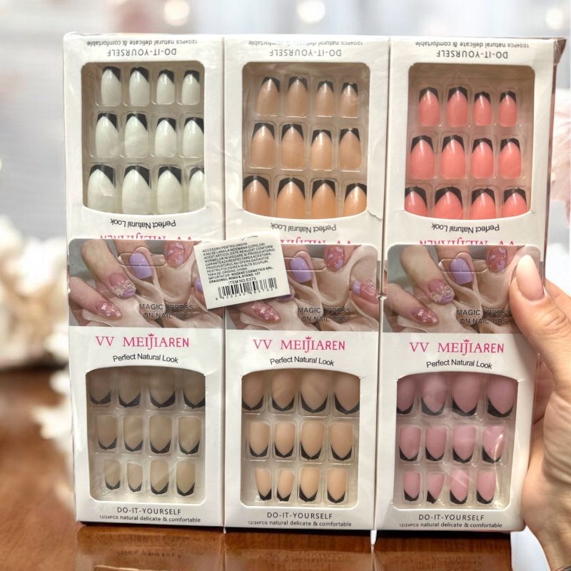 Set unghii false autoadezive – VV MEIJIAREN – 24/set