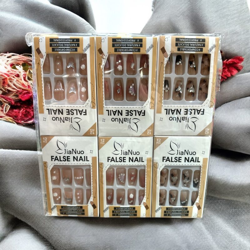 Set unghii false autoadezive – DO-IT-YOURSELF – 12 bucăți/cutie
