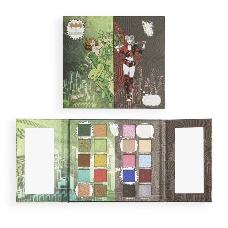 Paletă farduri IGOODCO IG3563 – Comic Duo Edition – 18 culori intense în ambalaj dublu cu design inspirat din benzi desenate