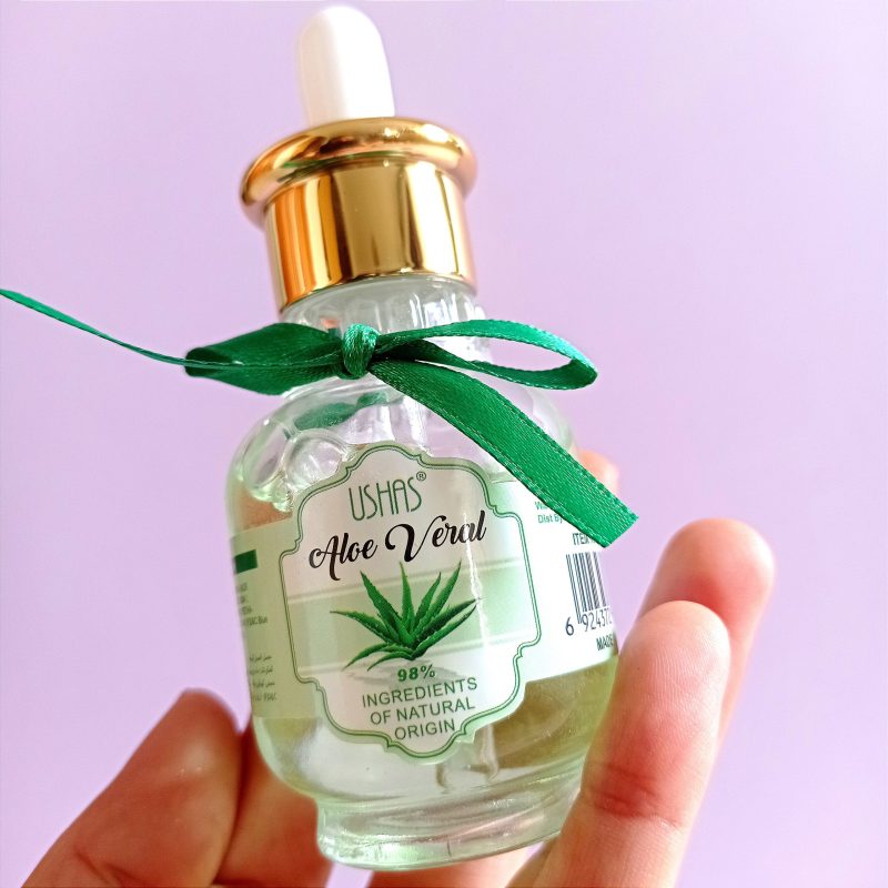 Ser facial Aloe Vera Ushas – hidratare, luminozitate și elasticitate –