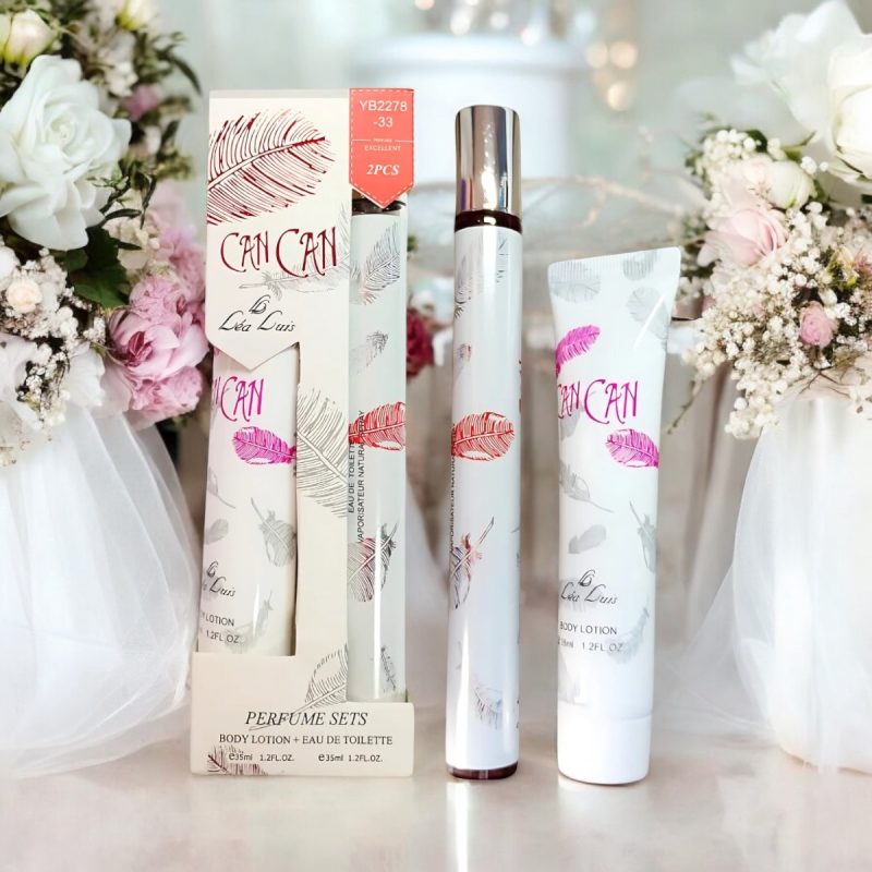Set Cadou: Apă de Toaletă (Parfum Tip Pix) + Cremă de Corp "Can Can"