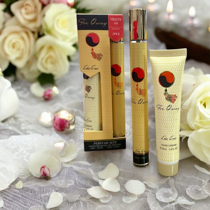 Set Cadou pentru Femei: Apă de Toaletă (Parfum Tip Pix) + Cremă de Mâini "Far Qway" – YB2278-04
