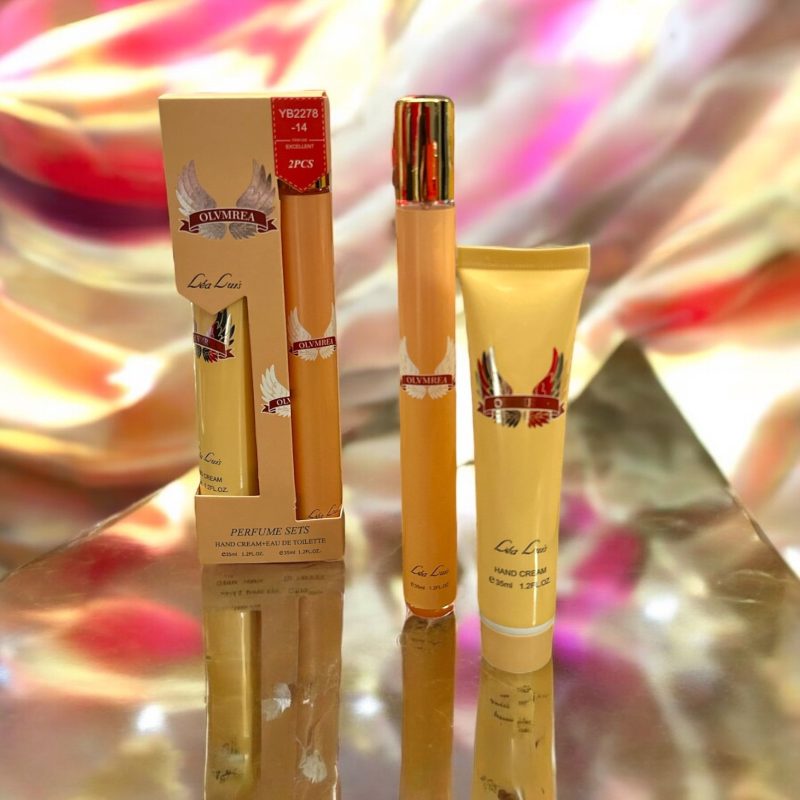 Set Cadou pentru Femei: Apă de Toaletă (Parfum Tip Pix) + Cremă de Mâini "OLUMAPEA" – YB2278-14