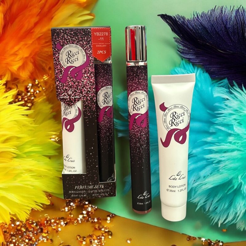 Set Cadou: Apă de Toaletă (Parfum Tip Pix) + Cremă de Corp "Ricci Ricci" – YB2278-11