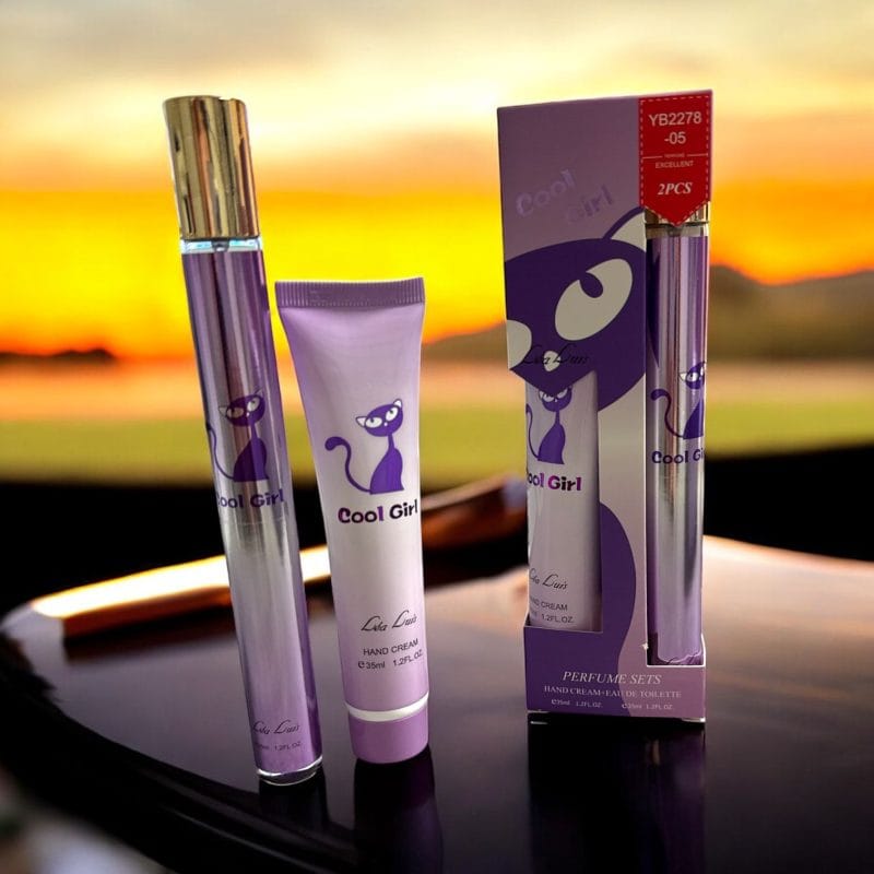 Set Cadou COOL GIRL "MEOWMI" – Apă de Toaletă 35ml + Cremă de Mâini 35ml