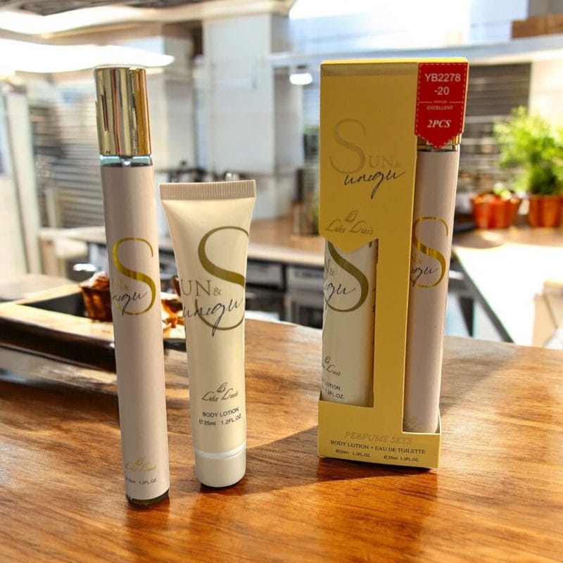 Set Cadou SUN & UNIQUE – Apă de Toaletă 35ml + Cremă de Mâini 35ml