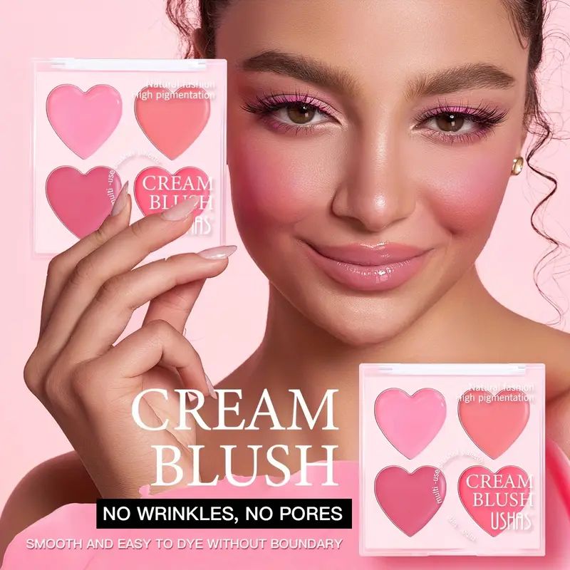 Fard de Obraz Cremos Ushas Cream Blush – Cod UC143B – Set 12 Bucăți