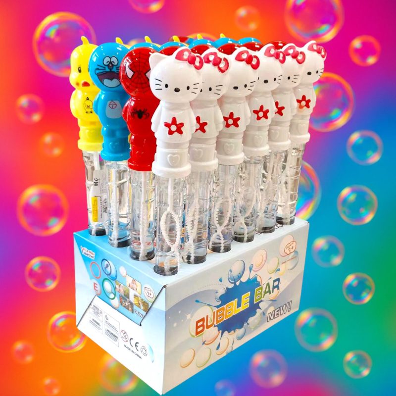 Baloane de săpun 37 cm cu figurine desen animat – 24 bucăți – H704