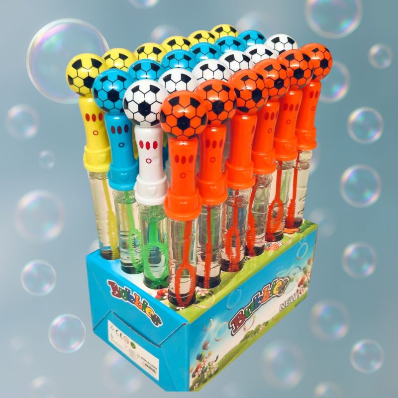 Baloane de săpun cu design sportiv tip minge – 26 cm – 24 bucăți – H694