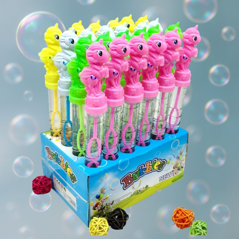 Baloane de săpun cu figurină ponei – 26 cm – 24 bucăți – H697