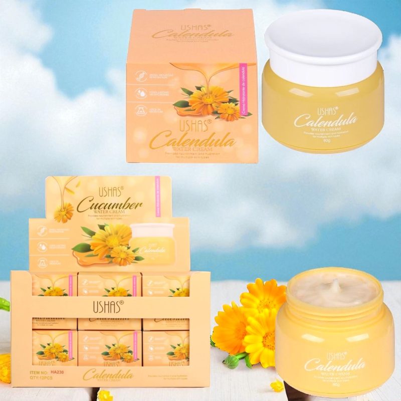 Cremă Hidratantă cu Gălbenele Ushas – Cod HA230 – Set 12 Bucăți