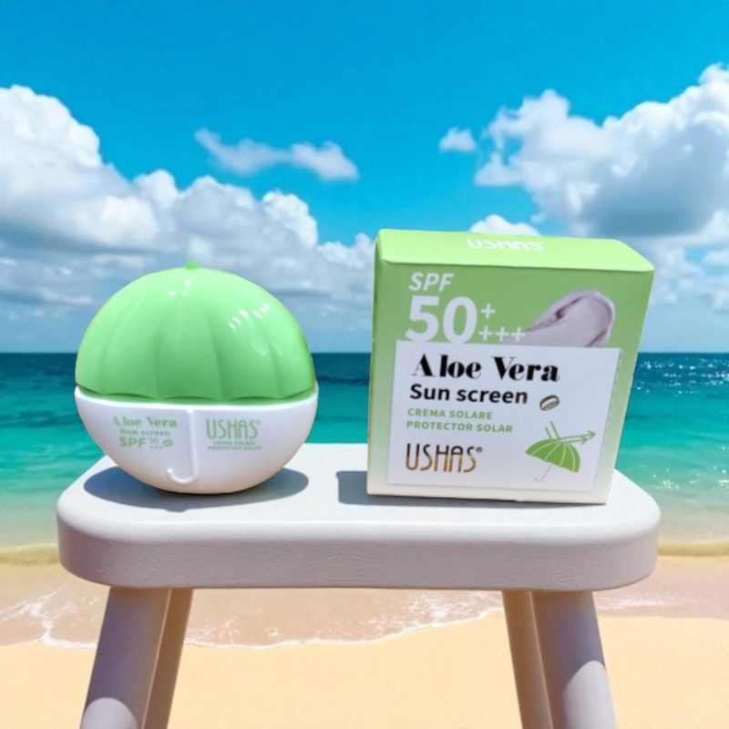 Cremă Solară cu Aloe Vera SPF 50+ Ushas – Cod HA542 – Set 12 Bucăți