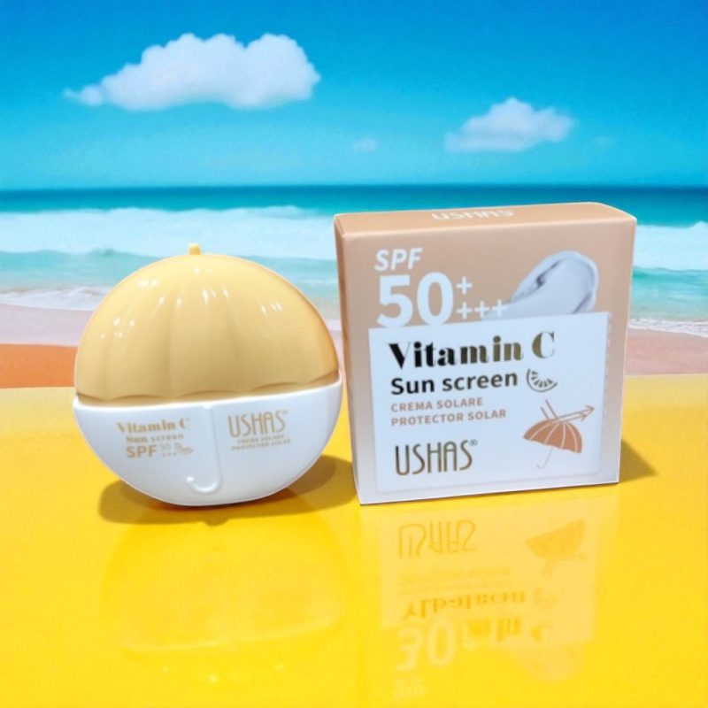 Cremă Solară cu Vitamina C SPF 50+ Ushas – Cod HA545 – Set 12 Bucăți