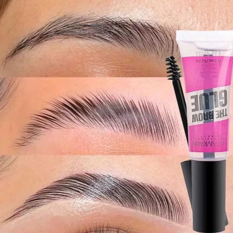 Gel fixare sprâncene O’Cheal The Brow Glue 6987 – efect laminat și rezistență îndelungată – set 24 bucăți - imagine 3