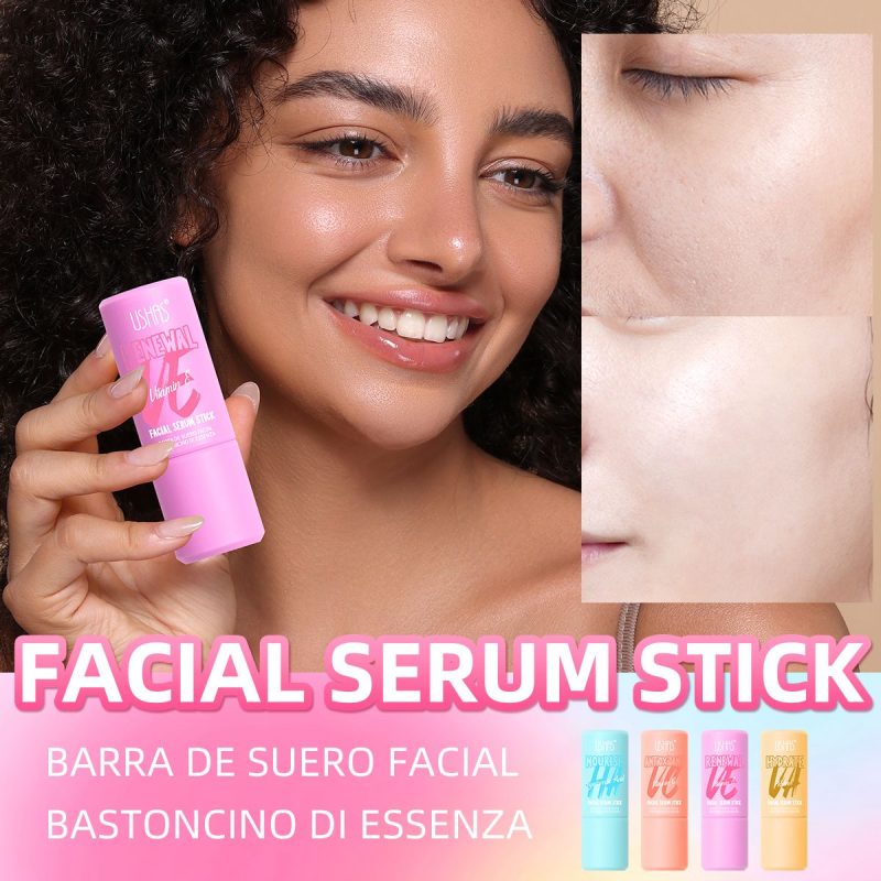 Facial Serum Stick Ushas Renewal cu Vitamina E- HA536, hidratare intensivă, 24 bucăți
