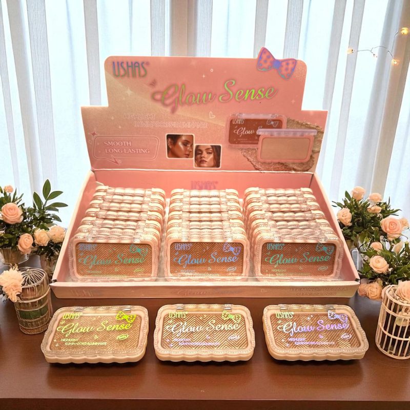 Iluminator Pudră Ushas Glow Sense – Cod UF085 – Set 24 Bucăți