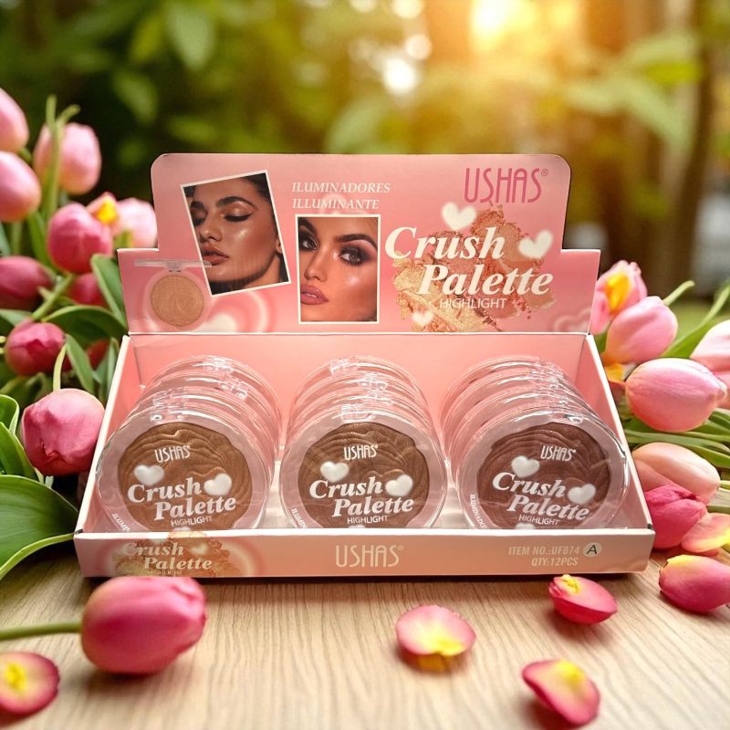 Iluminator Ushas Crush Palette Highlight – Cod UF074 – Set 12 Bucăți